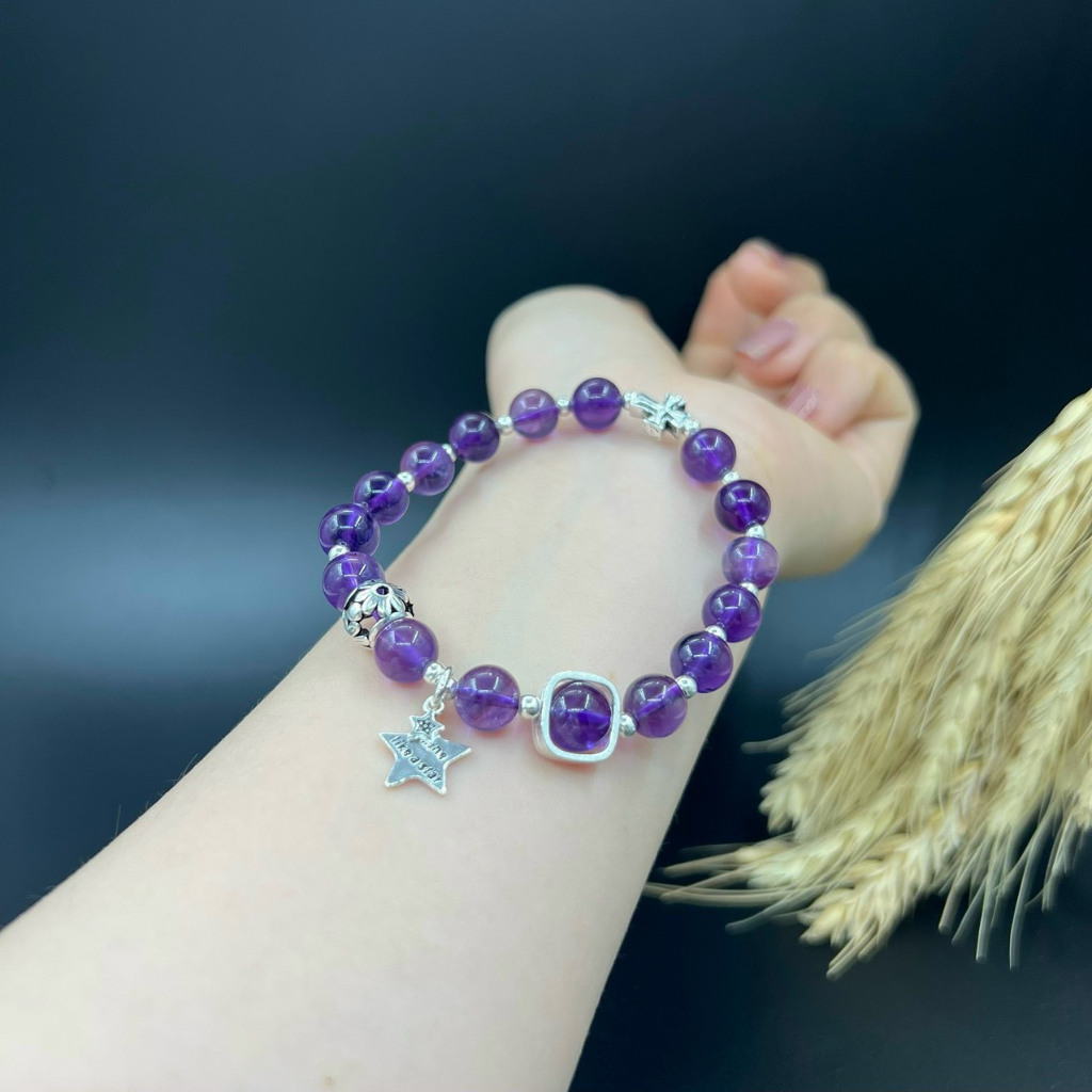 Charm bạc bọc đá dạng vuông loại dày - Charm Bạc 925 - Mã CB006