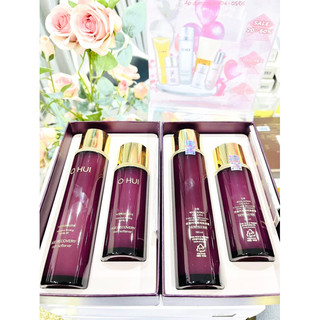 Set Nước Hoa Hồng Ohui tím Age Recovery Skin Softener