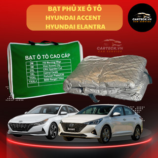 Bạt Phủ Xe ô Tô HYUNDAI ACCENT, HYUNDAI ELANTRA Chất Liệu Vải PECA tráng Bạc Bảo Vệ Xe Chống Nắng Nóng, Mưa Gió, Bụi Bẩn