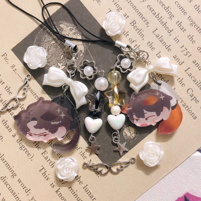 ORV - Móc khoá 3cm đôi bạn kì thú cáo Dokja và sói Junghyuk