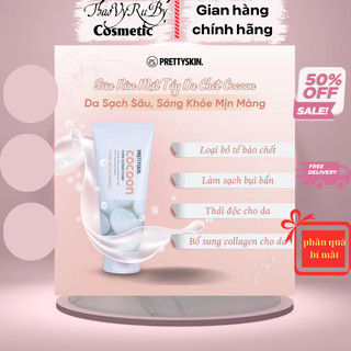 Sữa Rửa Mặt Tẩy Da Chết Pretty Skin Cocoon Kén Tằm 150ml 