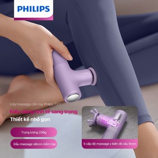 Súng massage cầm tay PHILIPS PPM7311 thiết kế siêu gọn nhẹ dành riêng cho nữ giới