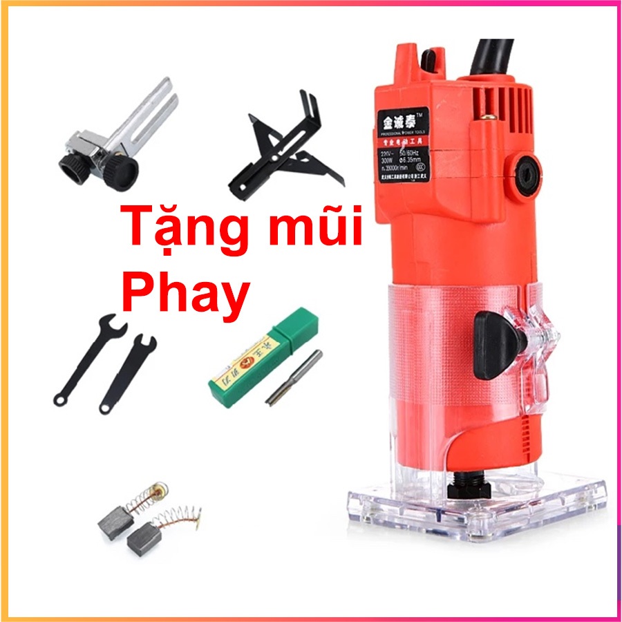  Máy phay gỗ cầm tay - Mini điện áp 220v 