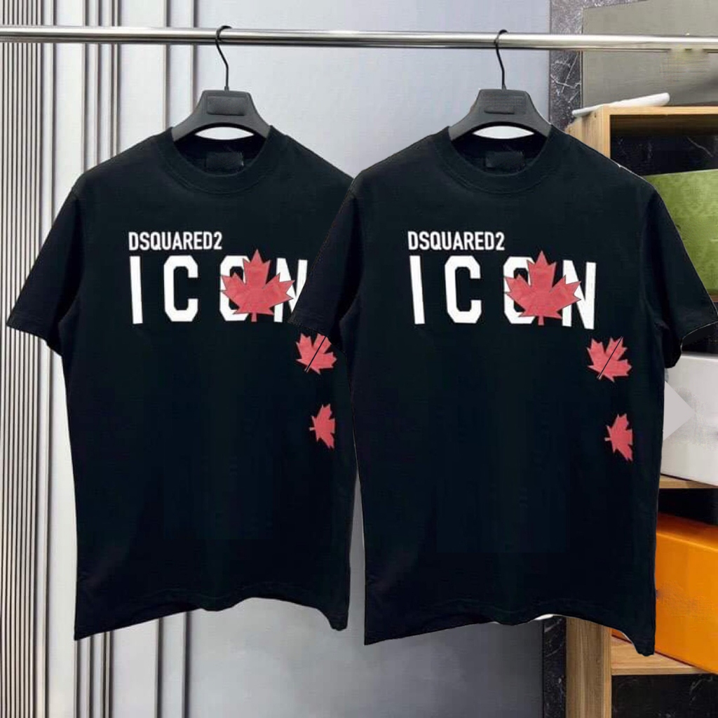Aó phông chữ ICON LÁ ĐỎ / Size S / M / L / XL
