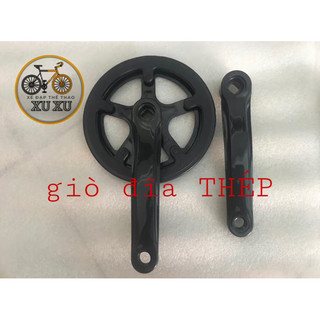 Xe đạp thể thao Single và Fixed gear màu tím, 2 vành đen 4 phân(tặng strap và đồ lắp)