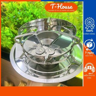Bếp cồn inox 304 Vũ Khải nhỏ gọn đường kính 28cm