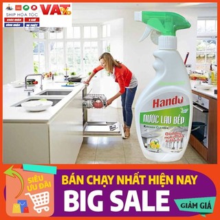 Nước lau nhà bếp, làm sạch bóng đồ trang sức Hando - sản xuất tại Việt Nam