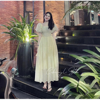 VÁY TƠ NHĂN TAY BỒNG CHẠY CHUN