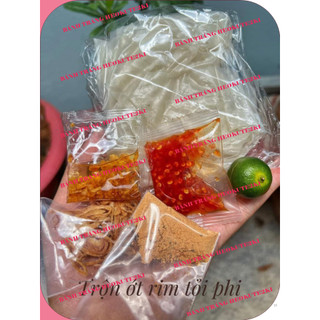 Bánh Tráng phơi sương muối nhuyễn túi zip