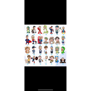 Set combo hình chibi trang trí sinh nhật cho bé