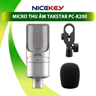Mic Thu Âm TAKSTAR PC-K200 Chuyên Nghiệp. Micro livestream chính hãng, [BẢO HÀNH] 1 Năm
