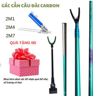 Gác cần,chống cần carbon,gác cần câu đài cacbon