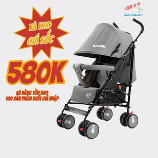 Xe đẩy 1 chiều 3 tư thế siêu gấp gọn khung thép sơn tĩnh điện Xe đẩy gấp gọn cho be sơ sinh cao cấp cỡ lớn