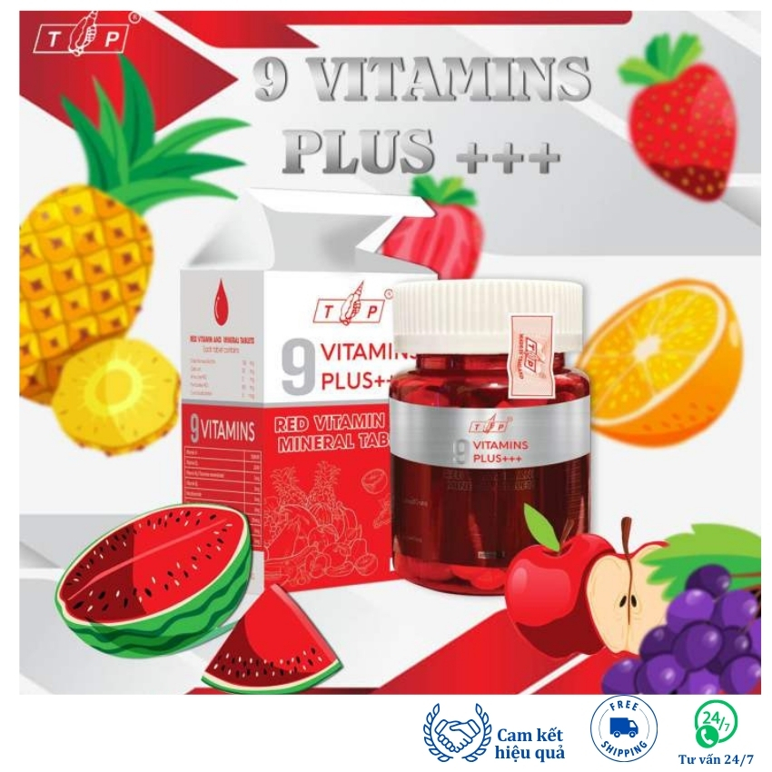 Tăng cân TP thái lan, Vitamin tăng cân TP, 9 Vitamin Plus hỗ trợ tăng cân tăng chiều cao hiệu quả
