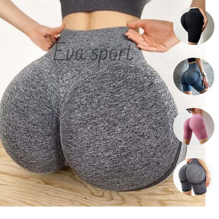 Quần legging thể thao nữ lưng cao tập gym chun mông | quần đùi nữ tập gym yoga QCM03