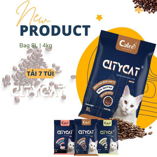 Cát citycat túi 8l - tiết kiệm, vón tốt, khử mùi