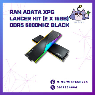 Ram ADATA XPG Lancer Kit (2 x 16GB) DDR5 6000MHz Black