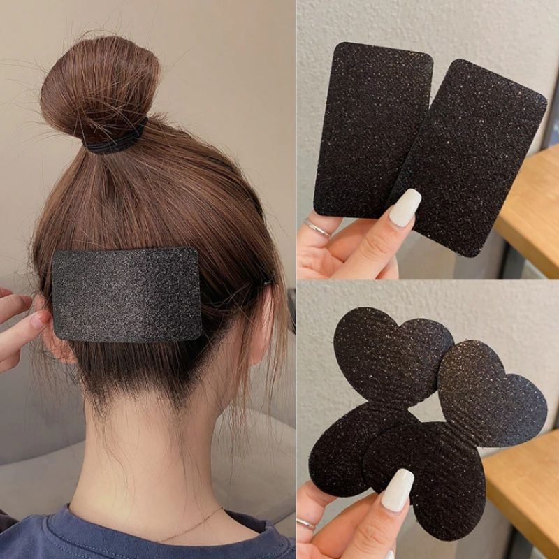 Set 2 Miếng Dán Cố Định Tóc Mái Nhũ