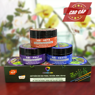 Combo 3 hũ chế phẩm Sinh học ABI - Phòng, Trừ bệnh cho cây