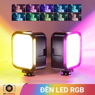 Đèn LED RGB Đèn trợ sáng quay phim chụp hình điều độ sáng, dải màu, tạo hiệu ứng sáng tạo