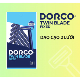 Dao cạo râu 2 lưỡi DORCO TD 708 gói 05 dao cạo