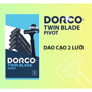 Dao cạo râu 2 lưỡi DORCO TD 702 ( gói 5 dao cạo )