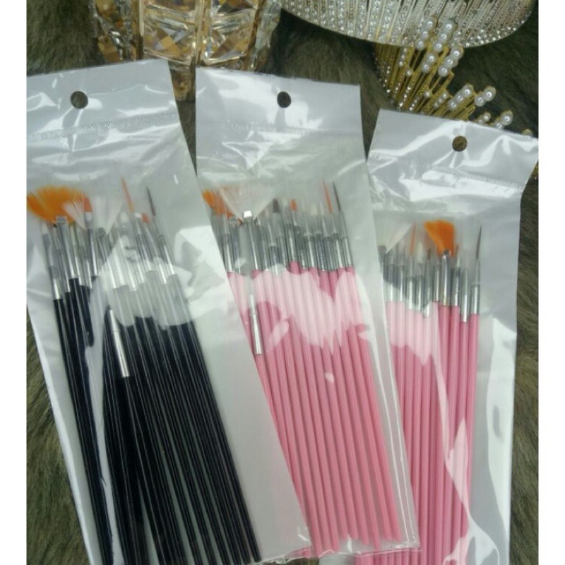 Bộ 15 cây cọ làm móng - Set cọ dành cho người mới học