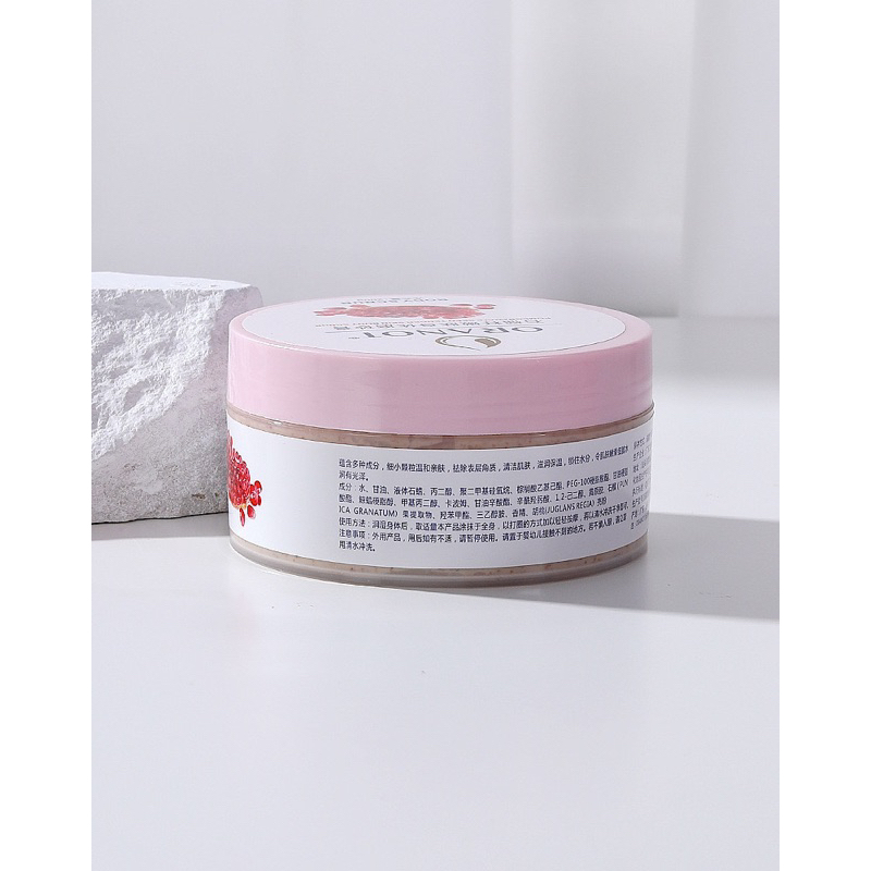 5903 A7 🥑 Kem Tẩy Tế Bào Chết Body Yiyan Oranot Từ Lựu Đỏ, Bơ Tươi, Hạt Óc Chó, Vitamin E Dưỡng Da Trắng Sáng