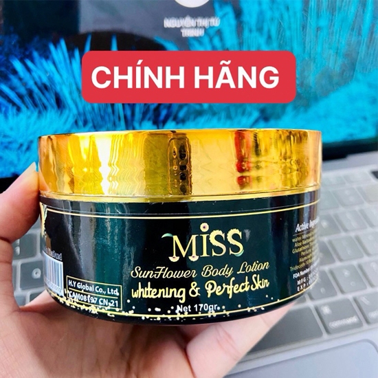 Kem Body Miss Thái Lan Dưỡng Trắng, Makeup, Chống Nắng Hũ Nhỏ 170g