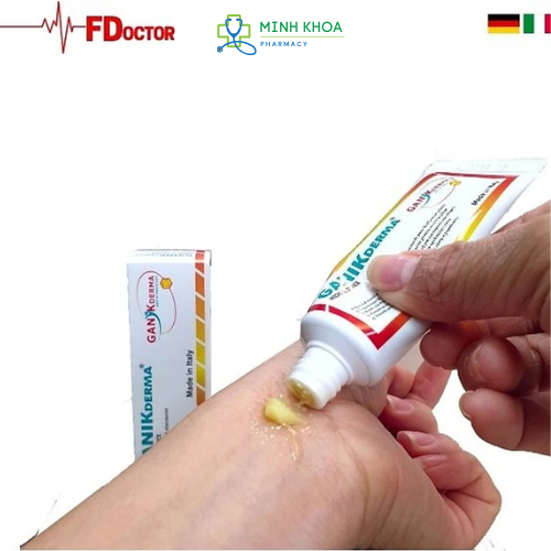 GANIKderma 20ml Kem phục hồi, giúp nhanh lành vết thương sau phẩu thuật, v.i.ê.m da, hăm tả, làm đầy sẹo lõm.