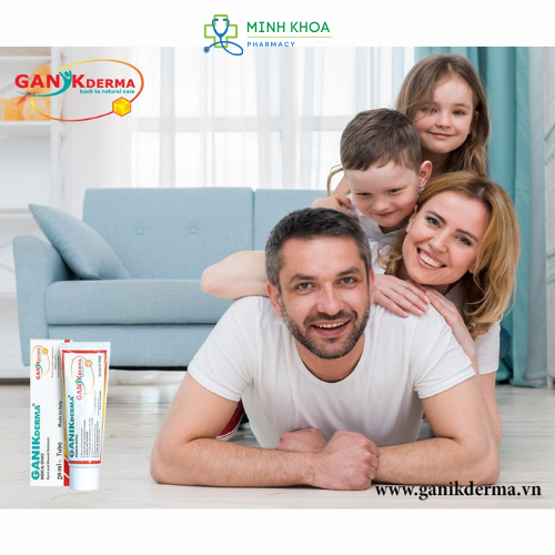 GANIKderma 20ml Kem phục hồi, giúp nhanh lành vết thương sau phẩu thuật, v.i.ê.m da, hăm tả, làm đầy sẹo lõm.