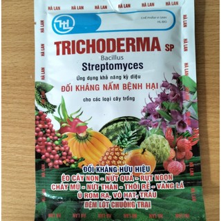 Nấm đối kháng TRICHODERMA SP Bacillus đối kháng nấm bệnh hại 100g