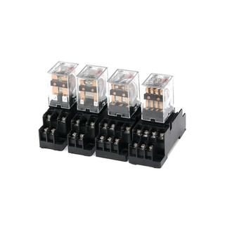Rơ le kiếng 8 chân 14 chân - relay kính - rơle trung gian my2n my4n