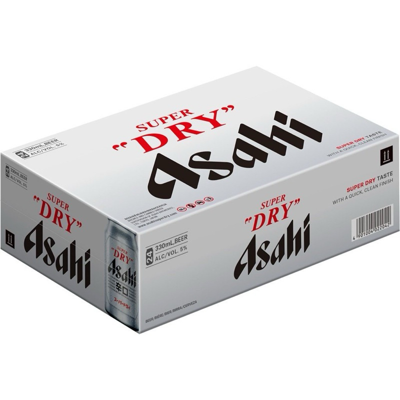 Bia Asahi Super "DRY" thùng 24 lon 330ml