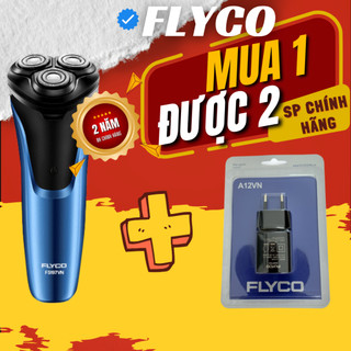 Máy cạo râu flyco fs197vn 3 lưỡi kép thân máy kháng nước sạc nhanh 1 giờ - chính hãng