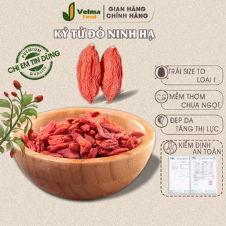 Kỷ tử đỏ VELMA FOOD, Loại thượng hạng làm đẹp da, cải thiện thị lực