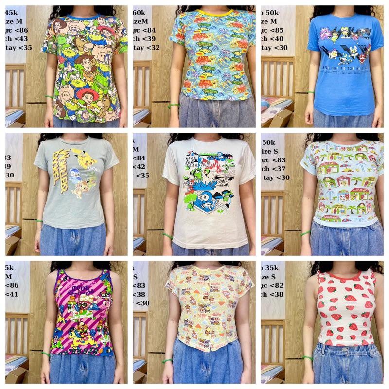 Áo baby tee 2hand