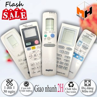 Điều khiển điều hòa SANYO - Remote máy lạnh SANYO hàng loại 1, bảo hành đổi trả 30 ngày