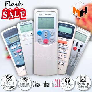 Điều khiển điều hòa TOSHIBA - Remote máy lạnh TOSHIBA hàng loại 1 bảo hành đổi trả 30 ngày