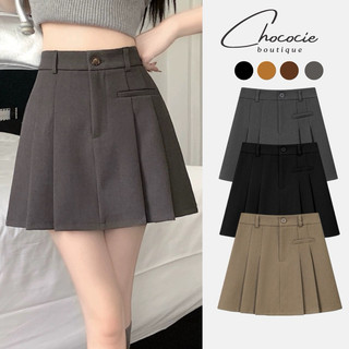 Chân váy xếp ly dáng xoè phối dây nịch Chân váy xếp li nữ dáng xoè chân váy dáng xoè phối dây nịch 1108