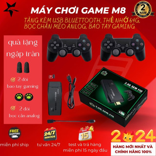 💛 Giá Sốc 💛Máy chơi game cầm tay không dây Stick V2 Pro M8 64GB, hỗ trợ hơn 10000 game, kết nối tivi máy tính