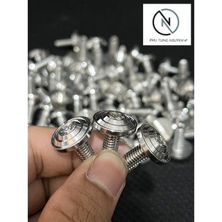 Ốc dàn áo 6li10, 6li15, 6li 20 ino304 mẫu thái v2 gắn xe máy