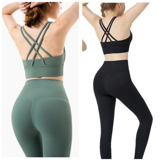 Set bộ đồ tập gym yoga nữ dây đan kiểu xinh