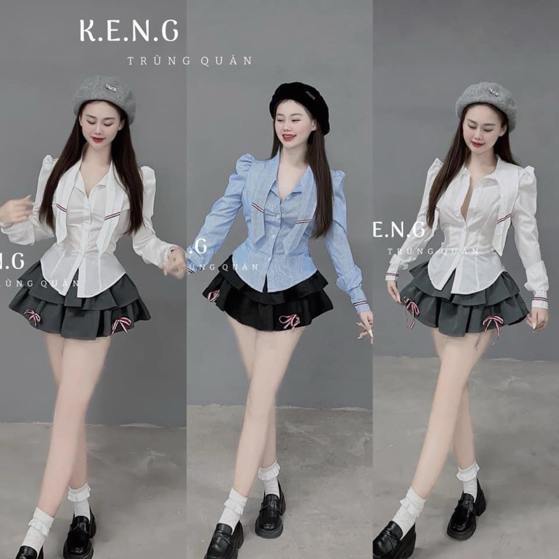 Set sơ mi dây 55-90kg QUỲNH NHƯ BIGSIZE