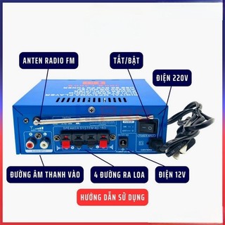 Ampli mini karaoke BLJ-263 bluetooth