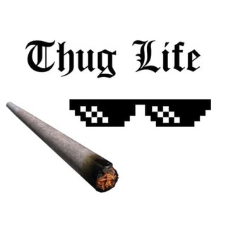 Mắt Kính Thời Trang Thug Life Cá Tính Dành Cho Nam Và Nữ, Gọng Kính Mắt Kiểu Cách Sành Điệu