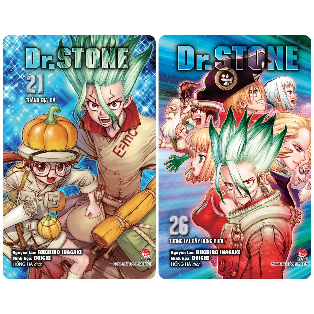 Truyện Dr. Stone Combo Tập 20 - 25 (Tái bản Không quà) - Tntmanga