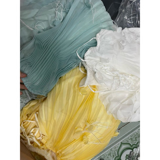Váy maxi dập ly kết hoa cao cấp TKCC loại 1