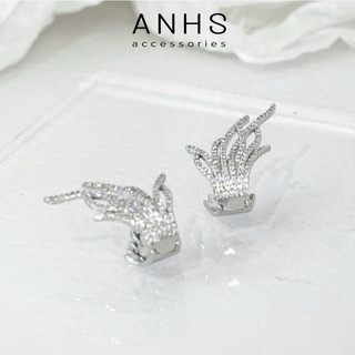 Bông tai bạc 925 DORIS | ANHS Accessories