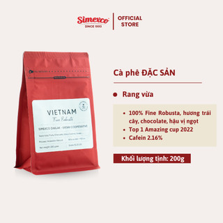 Cà phê rang mộc, 100% đặc sản Fine Robusta nguyên chất, Simexco